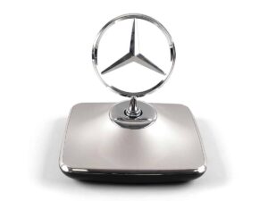 CNC Milled and Polished Mercedes-Benz Hood Ornament Customization