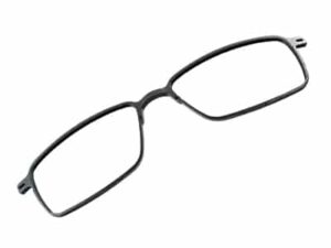 MJF 3D Printed Nylon PA 12 Thin-framed Glasses Frame Dyed Black Sand-blasted