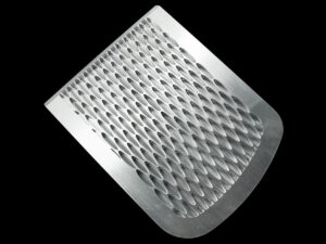 CNC Milled Aluminum 6061 Billet Panel with Concave Oval Patterns