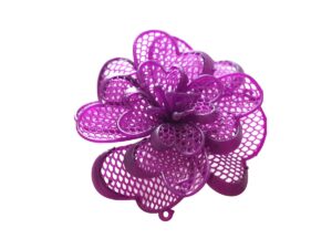 SLA 3D Printed Formlabs Castable Wax Delicate Flower Casting Pattern