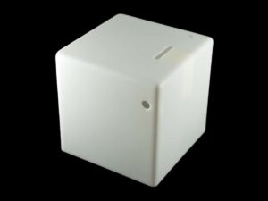 SLA 3D Printed Generic Resin Cubic Tank Battery Box Prototype