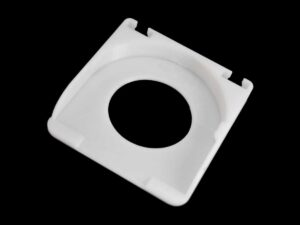 FDM 3D Printed White PETG CD Case Prototype