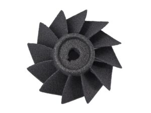 MJF 3D Printed PP Propeller Miniature Dyed Black