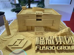Binder Jet 3D Printed Sandstone Fuyao Group Architectural Scale Model