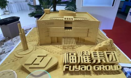Binder Jet 3D Printed Sandstone Fuyao Group Architectural Scale Model