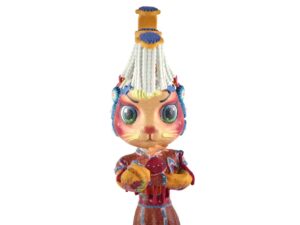 MJF 3D Printed Full-color Rabbit Lady Opera Actress Miniature