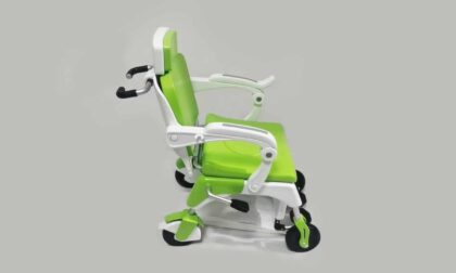 SLA 3D Printed Resin Modern Wheelchair Scaled-down Prototype