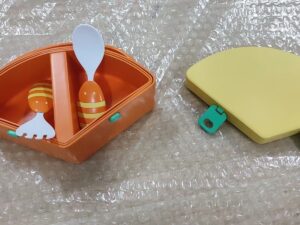 SLA 3D Printed Carrot-theme Lunch Box Children Tableware