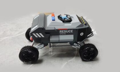 SLA 3D Printed Rescue Vehicle with Drone Scale-down Prototype