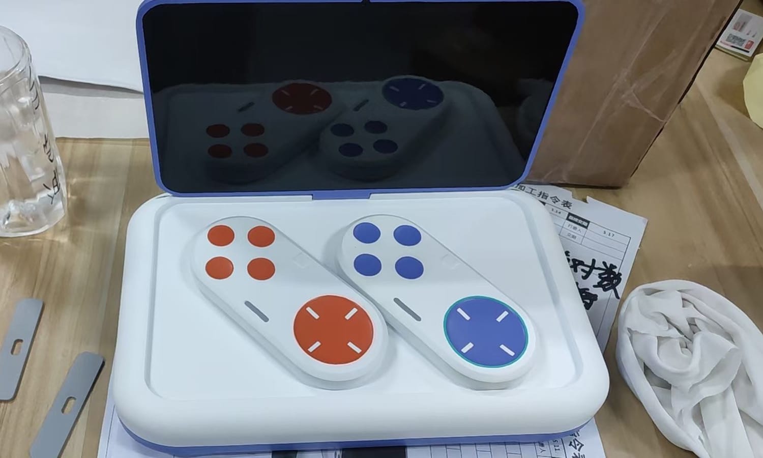 SLA 3D Printed and Painted Handheld Gaming Console Prototype FacFox