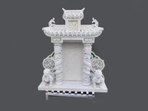 Binder Jet 3D Printed Chinese Gravestone with Stone-like Finish