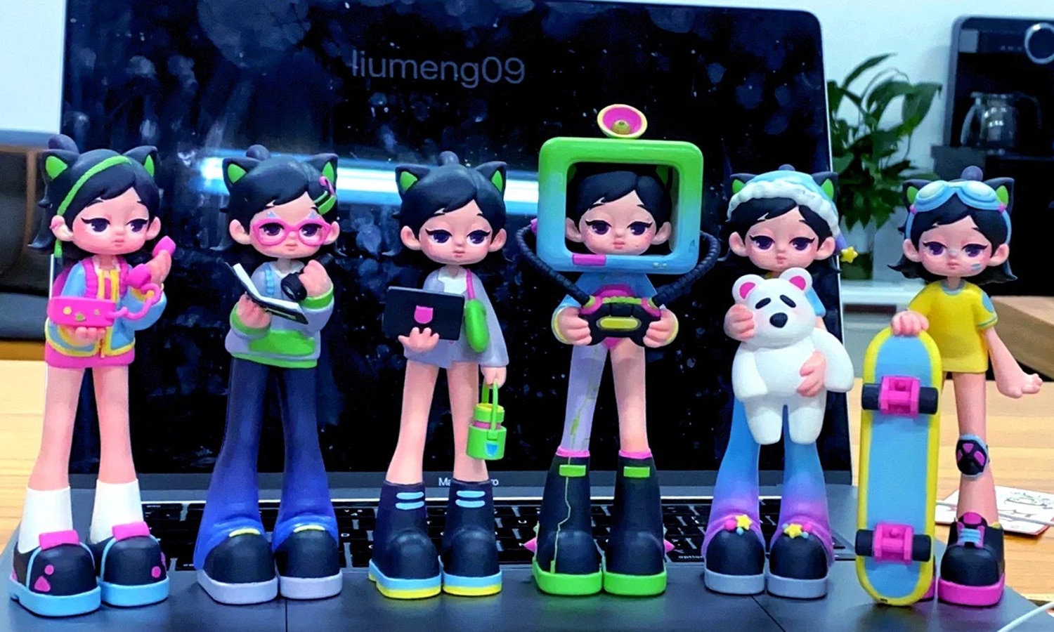 SLA 3D Printed Cat Girl Resin Anime Figures Collection - FacFox