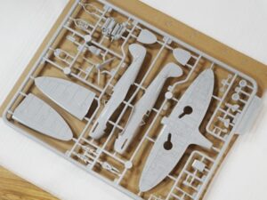 SLA 3D Printed Resin Airplane Plastic Model Kit Wall Decoration