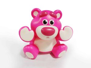 SLA 3D Printed Strawberry Bear Resin Toy