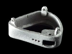 DMLS 3D Printed Stainless Steel Wireless Earbud PCB Holder