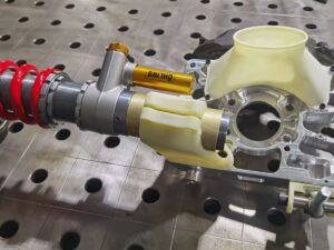 SLA 3D Printed Automotive Steering Joint Component Prototype