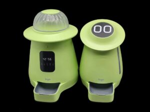 SLA 3D Printed Pet Feeder and Water Dispenser Prototypes