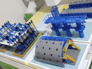 SLA 3D Printed Construction Equipment Resin Scaled-down Models