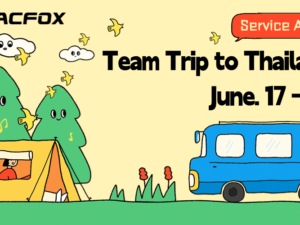 [Service Alert] Team trip to Thailand till June.23, support replies will be delayed. Production and shipping remain normal.