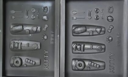 DLP 3D Printed Nail Patterns for Quick Manicure