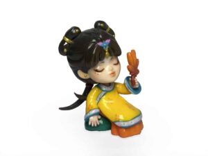 SLA 3D Printed Chibi Chinese Ancient Maid SD Figures