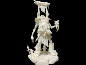 SLA 3D Printed Guillotine’s Headless Horror Figure Resin Garage Kit