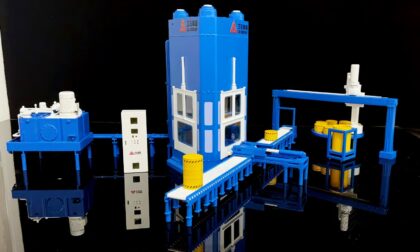 SLA 3D Printed Industrial Facility Resin Display Models