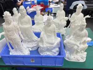 SLA 3D Printed Resin Buddha Statues Desktop Decoration