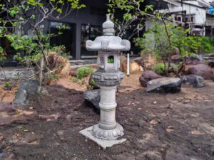 BinderJet 3D Printed Sandstone Lantern Garden Setting