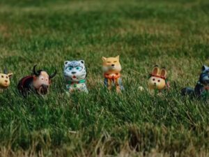 ColorJet 3D Printed Colorful Cartoon Tibetan Animal Miniatures