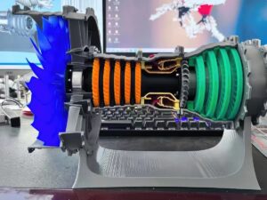 FDM 3D Printed PLA Jet Engine Demonstration Model