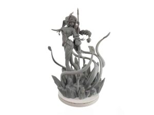 SLA 3D Printed Anime Figure Goddess of War Resin Garage Kit