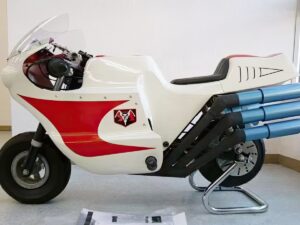 SLA 3D Printed Cyclone of Anime Kamen Rider Motorcycle Model