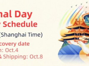 [Holiday Notice] We’ll be away for National Day Holiday from Oct.1-Oct.7!