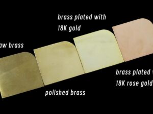 Comparison of DMLS 3D Printed Brass with 4 Different Finishing