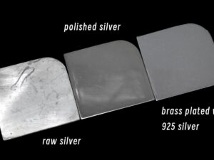 Comparison of DMLS 3D Printed Silver with Different Finishing