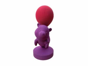 ColorJet 3D Printed Full-color Bear Holding a Balloon Statue