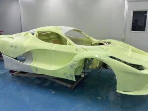 SLA 3D Printed Resin Full-scale Sports Car Body Shell