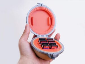 FDM 3D Printed Poké Ball Switch Cartridge Container