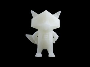 SLA 3D Printed High-temp Resin 140℃ Fox Mascot