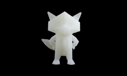 SLA 3D Printed High-temp Resin 140℃ Fox Mascot