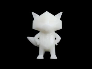 SLA 3D Printed Ledo 6060 Mascot Fox Miniature