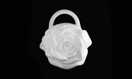 SLA 3D Printed Resin Rose Bag With Hinge Structure