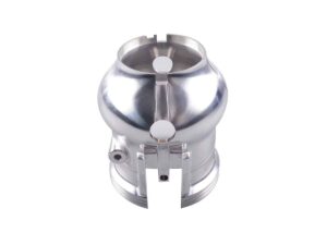 CNC Machined SS316L Spherical Port Valve Connector