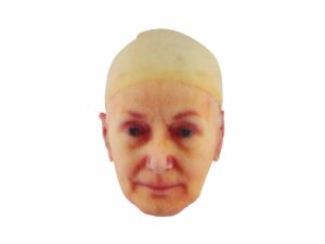 ColorJet 3D Printed Full-color Elder Woman Head Miniature