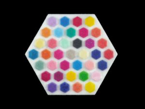 ColorJet 3D Printed Resin Full-color Swatches