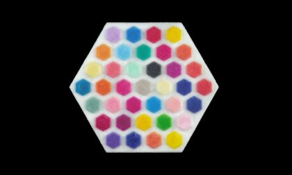 ColorJet 3D Printed Resin Full-color Swatches