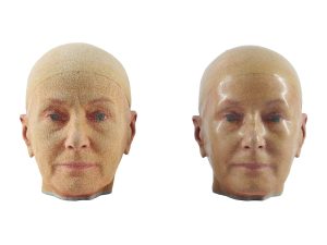 MJF 3D Printed Full-color Elder Woman Head Miniature
