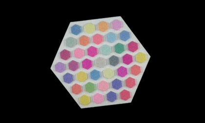 MJF 3D Printed Nylon Full-color Swatches
