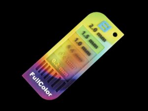 PolyJet 3D Printed Wall Thickness Tester